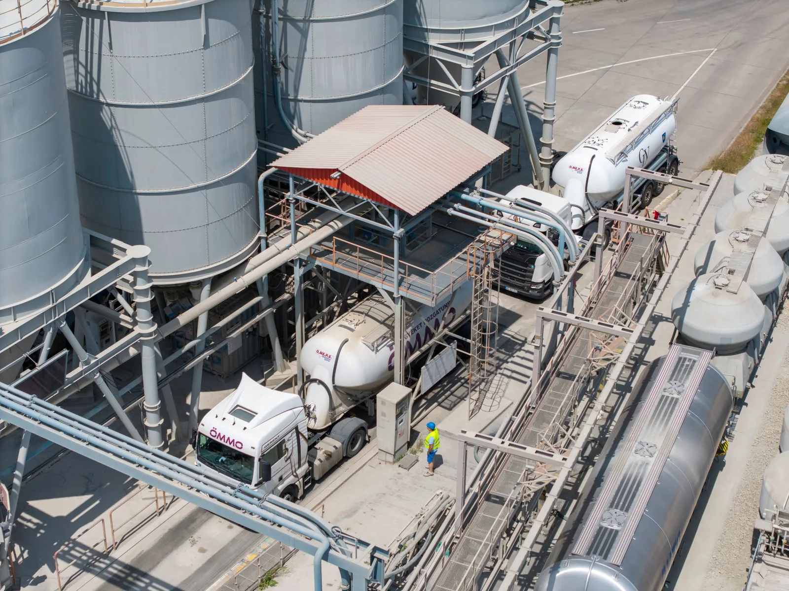 Aerial photography – DANUCEM Ercsi terminal (05) | Industry Photo